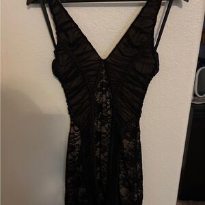Bebe Black Lace Dress